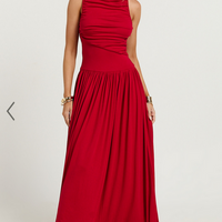 Showpo Runaway The Label - Nalla Maxi Dress in Cherry