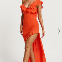 Showpo Runaway The Label - Dalia Maxi Dress in Tangerine