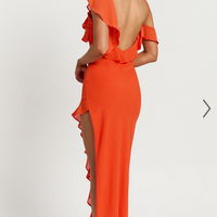 Showpo Runaway The Label - Dalia Maxi Dress in Tangerine