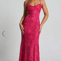 Showpo Runaway The Label - Florenza Maxi Dress in Fuchsia