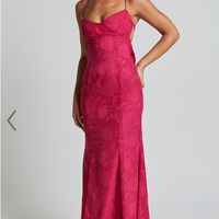 Showpo Runaway The Label - Florenza Maxi Dress in Fuchsia