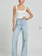 Showpo Emman Jeans - High Waisted Cotton Wide Leg Denim Jeans