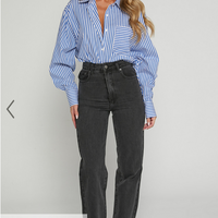 Showpo Dexter Jeans - High Waisted Straight Leg Denim Jeans