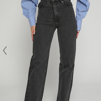 Showpo Dexter Jeans - High Waisted Straight Leg Denim Jeans