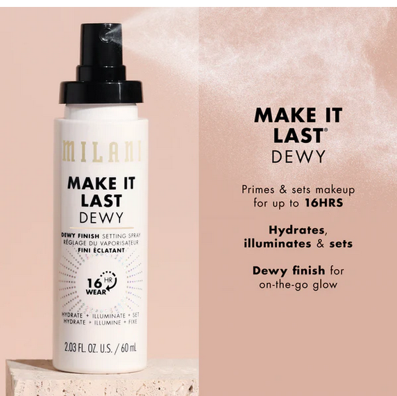 Milani Cosmetics Make It Last Dewy - Dewy Finish Setting Spray