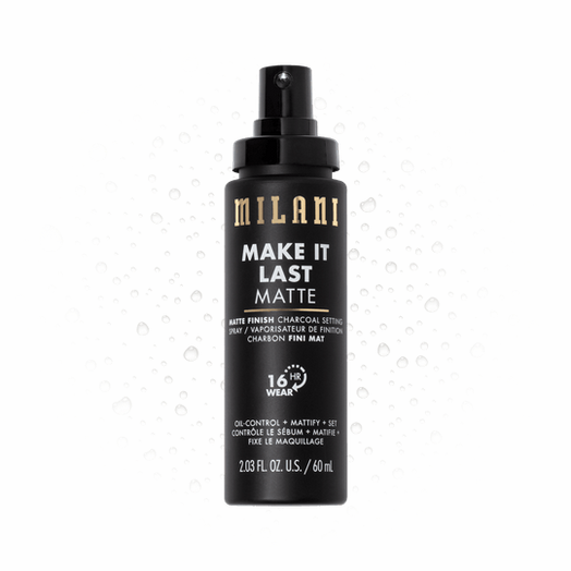 Milani Cosmetics Make It Last Matte - Matte Finish Charcoal Setting Spray