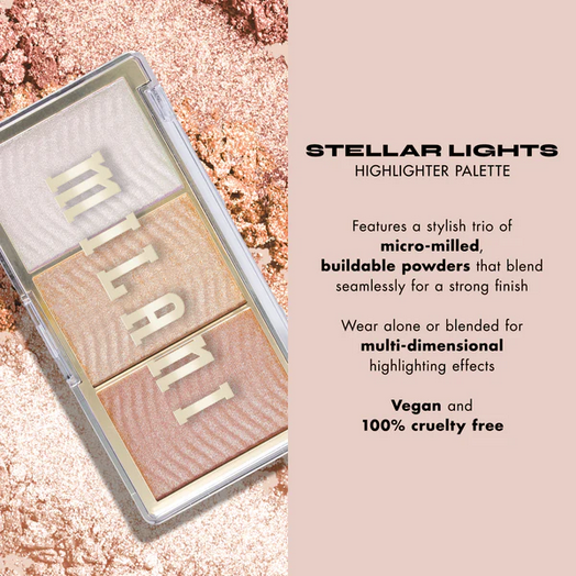 Milani Cosmetics Stellar Lights Highlighter Palette - Rose Glow