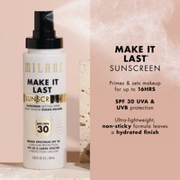 Milani Cosmetics Make It Last Sunscreen - Sunscreen Setting Spray SPF 30