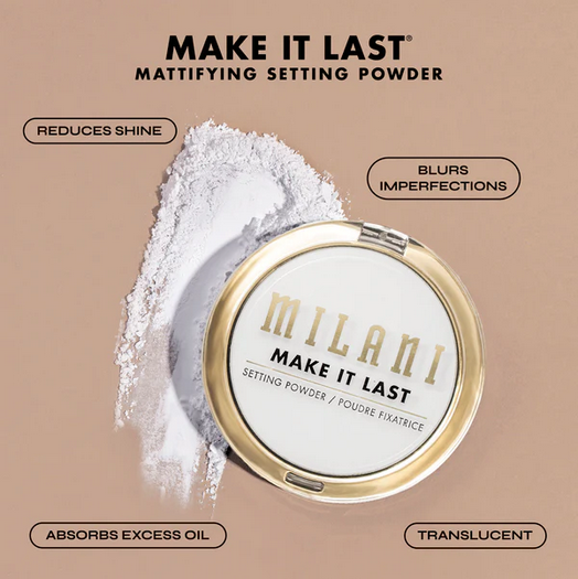 Milani Cosmetics Make It Last Mattifying Setting Powder