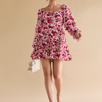 Francesca's Elisa Floral Swing Dress