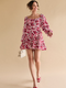 Francesca's Elisa Floral Swing Dress