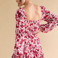 Francesca's Elisa Floral Swing Dress