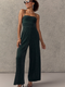 Francesca's Dee Square Neck Glitter Jumpsuit (x2)