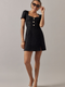 Francesca's Bette Crystal Embellished Sweetheart Mini Dress (x2)