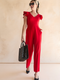 Francesca's Sylvia Ruffle Sleeve Jumpsuit (x2)