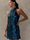 Francesca's Vanessa Sequin Mini Shift Dress