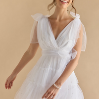 Francesca's Judy Tulle Pearl Tiered Dress (x2)