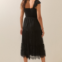 Francesca's Sandra Lace Tulle Midi Dress (x2)