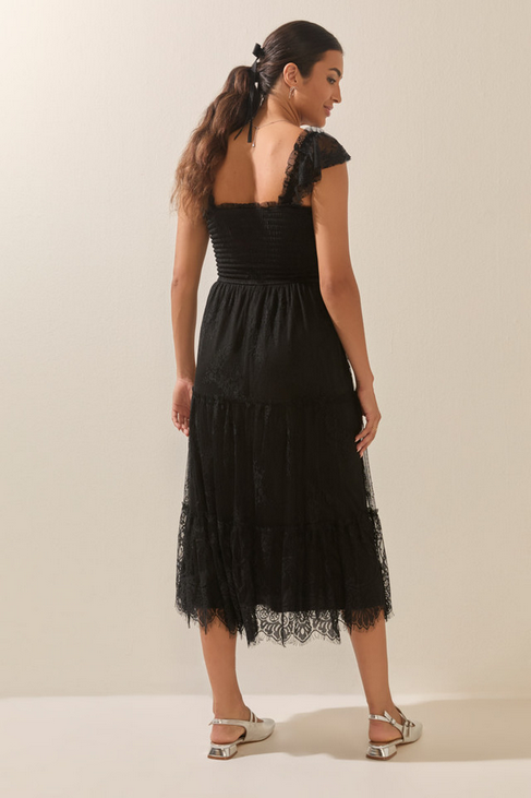 Francesca's Sandra Lace Tulle Midi Dress (x2)