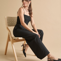 Francesca's Valerie Square Neck Jumpsuit (x2)