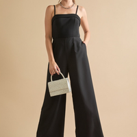 Francesca's Valerie Square Neck Jumpsuit (x2)