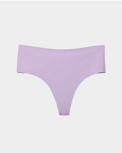 EBY High Waisted Thong - Lilac (x2)