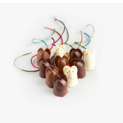 L.A. Burdick Chocolates Signature Chocolate Mice - Box of 9