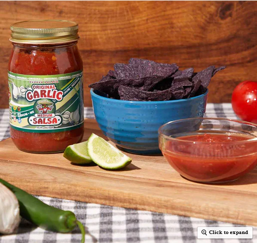 Pepper Palace Original Garlic Medium Salsa