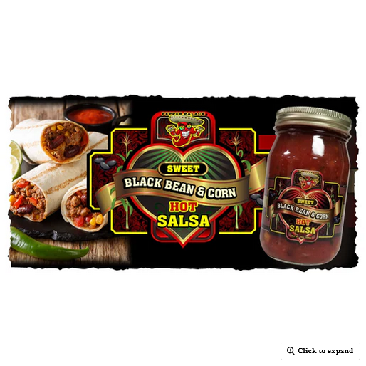 Pepper Palace Sweet Black Bean and Corn - Hot