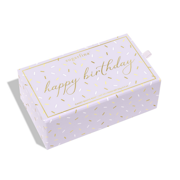 Sugarfina Happy Birthday 2 Piece Candy Bento Box
