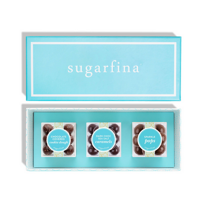 Sugarfina Chocolate Lovers 3 Piece Candy Bento Box