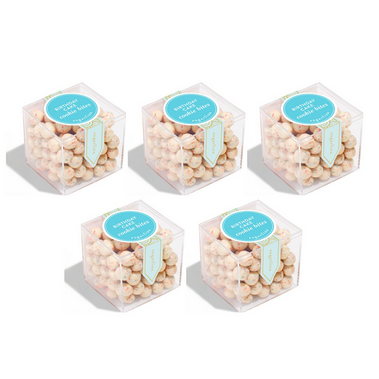 Sugarfina Birthday Cake Cookies Large Candy Cube Pack of 5