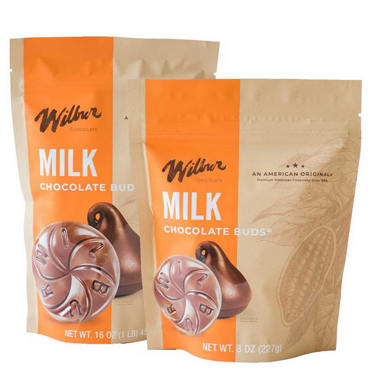 Wilbur Chocolate Wilbur Milk Chocolate Buds - 1 lb. Bag