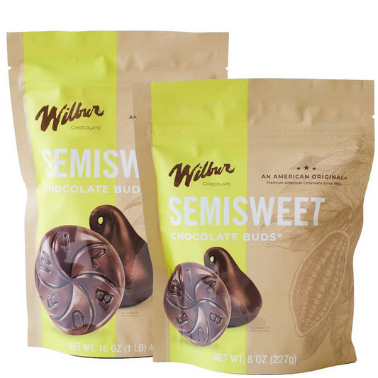 Wilbur Chocolate Wilbur Semisweet Chocolate Buds - 1 lb. Bag