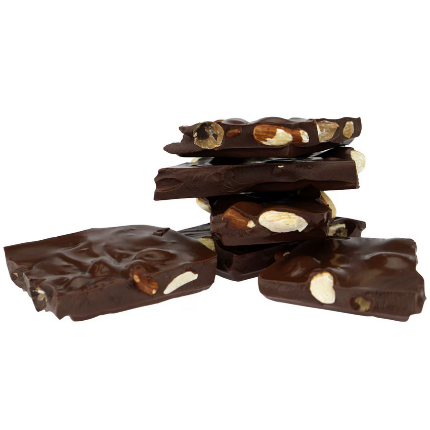 Wilbur Chocolate Wilbur Sugar Free Dark Almond Bark - 8 oz. Box