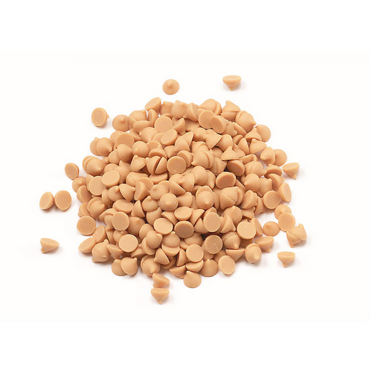Wilbur Chocolate Wilbur V238 Butterscotch Flavored Baking Drops 2,000 Count - 12 oz. Bag