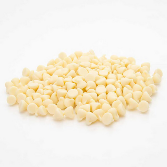 Wilbur Chocolate Wilbur S843 White Baking Drops 1,000 Count - 12 oz. Bag