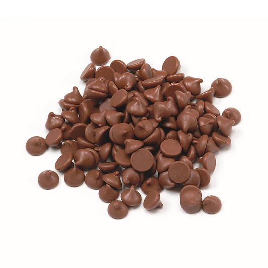 Wilbur Chocolate Wilbur M540 Milk Chocolate Baking Drops 1,000 Count - 50 lb. Case