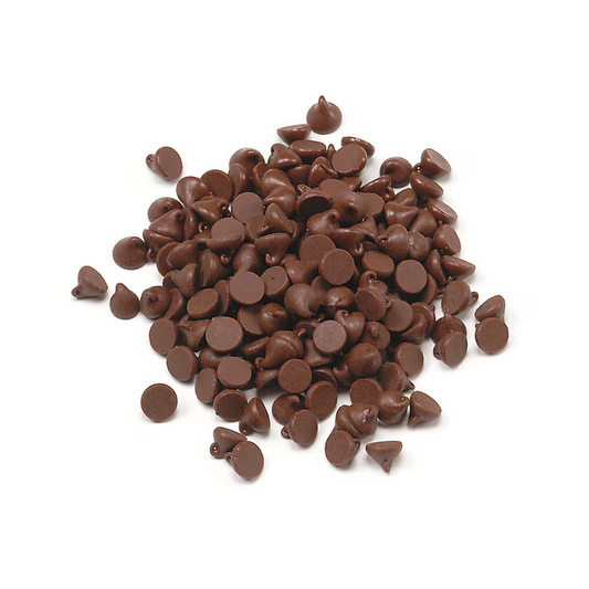 Wilbur Chocolate Wilbur B558 Semisweet Chocolate Baking Drops 2,000 Count - 50 lb. Case
