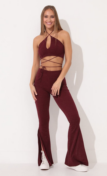 Lucy in the Sky Set in Red Shimmer