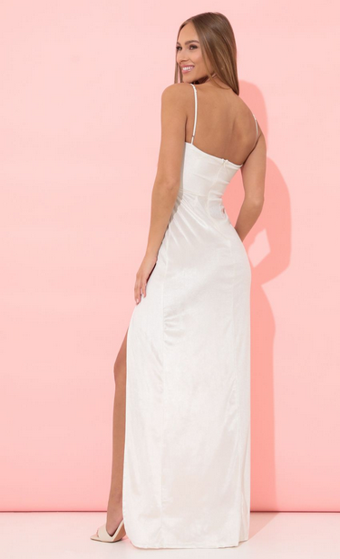 Lucy in the Sky Maxi Dress in White