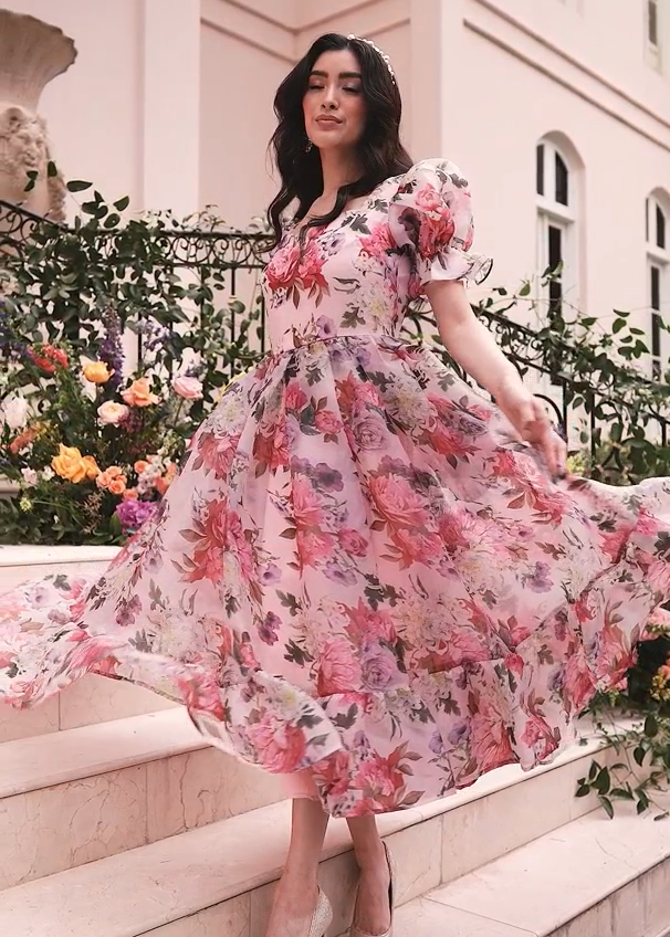 JessaKae Amelia Dress - Peach Blossom
