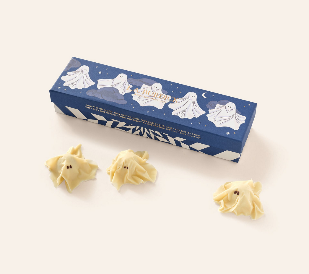 L.A. Burdick Chocolates Chocolate Ghosts, 5 Pieces