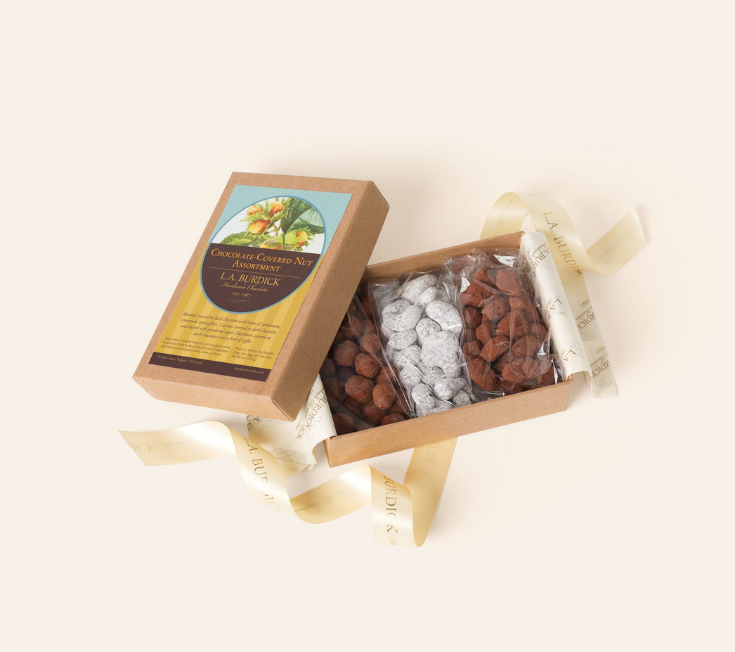 L.A. Burdick Chocolates Chocolate-Covered Nut Assortment
