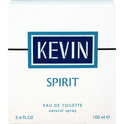 Pampa Direct Kevin Spirit Natural Sparay for Men Eau de Toilette Fragrance, 100 ml / 3.4 fl oz