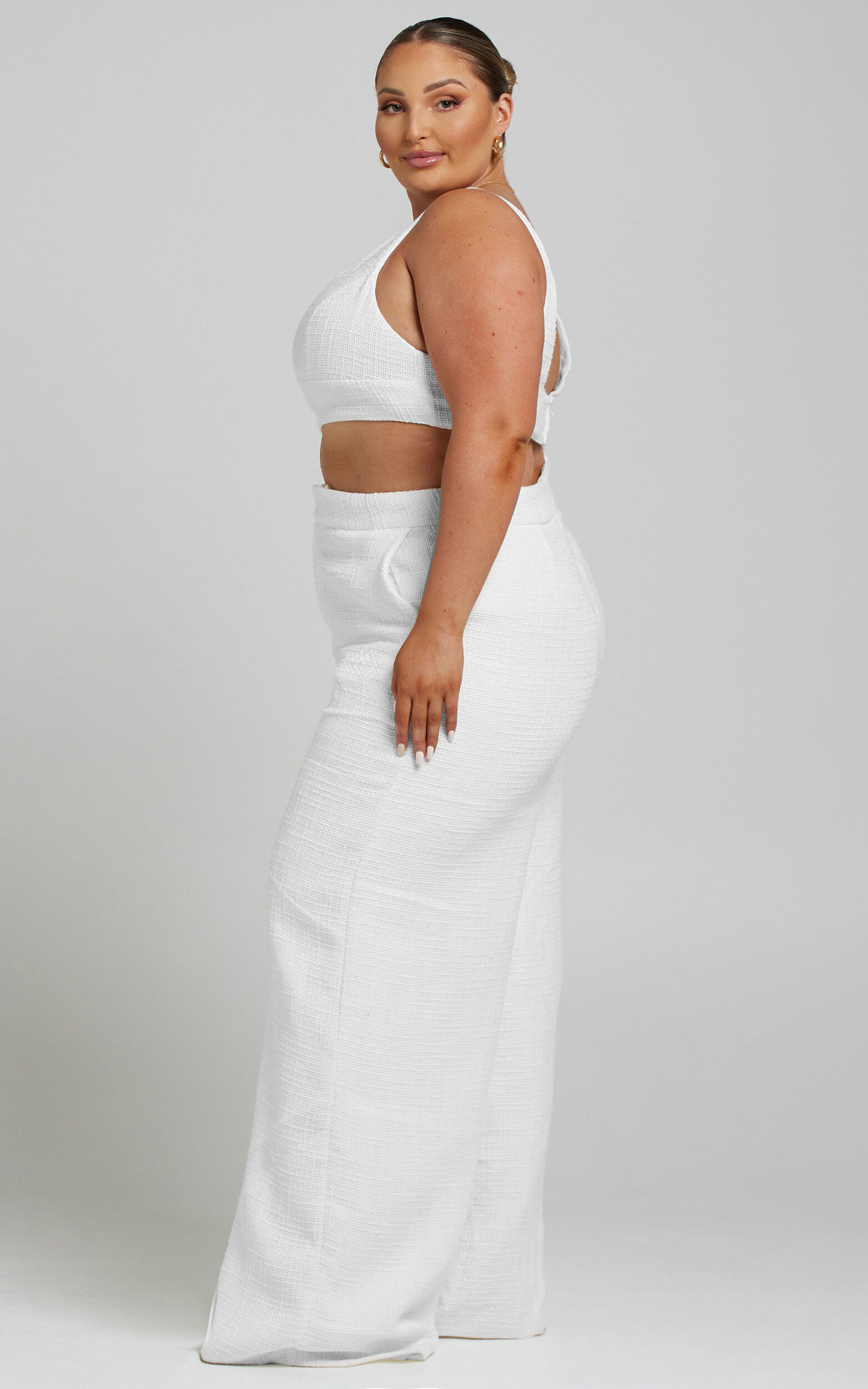 Showpo Adelaide Two Piece Set - Crop Top and Wide Leg Pants Set