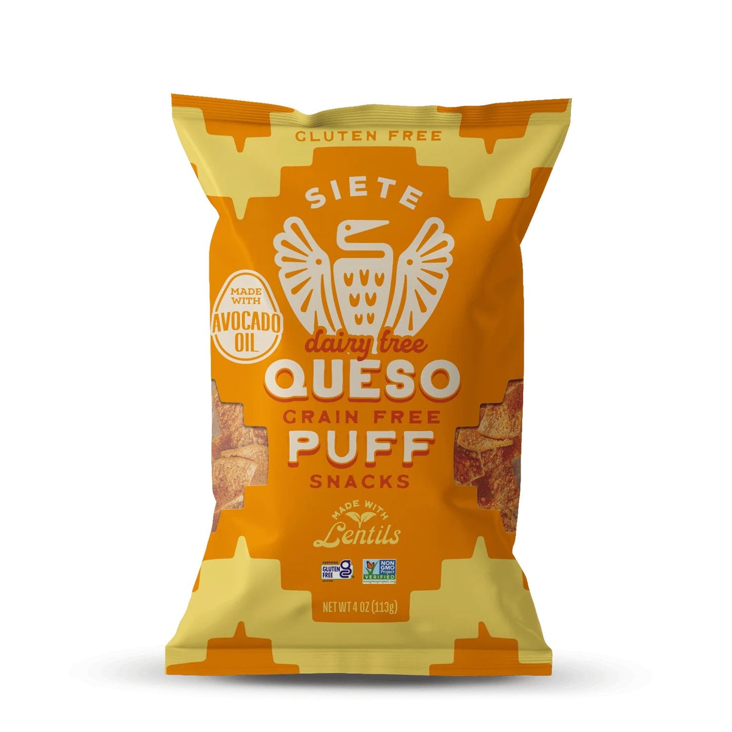 Siete Foods Queso Grain Free Puff Snacks - 6 Bags