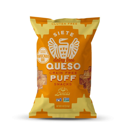 Siete Foods Queso Grain Free Puff Snacks - 6 Bags