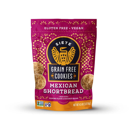 Siete Foods Mexican Shortbread Cookies - 6 bags