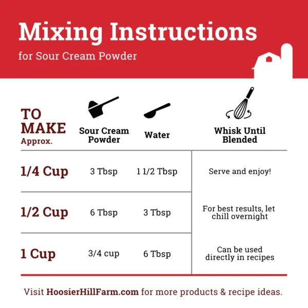 Hoosier Hill Farm Sour Cream Powder